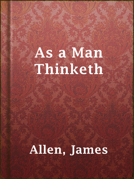 as a man thinketh ebook